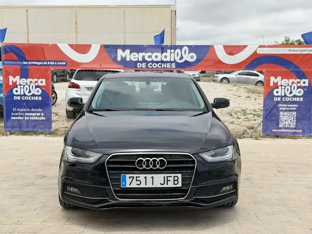 Usado Audi A4 S-Line 136 CV (100 kW) 2015 Negro Berlina