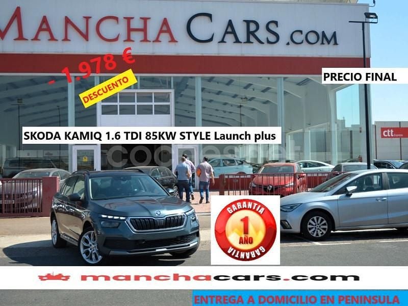 Gris / plata Usado 2021 Skoda Kamiq Style SUV | 20.490 € (Un poco caro) - Imagen 1/4
