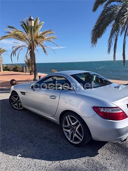Usado Mercedes SLK200 184 CV (135 kW) 2012 Gris / plata Descapotable