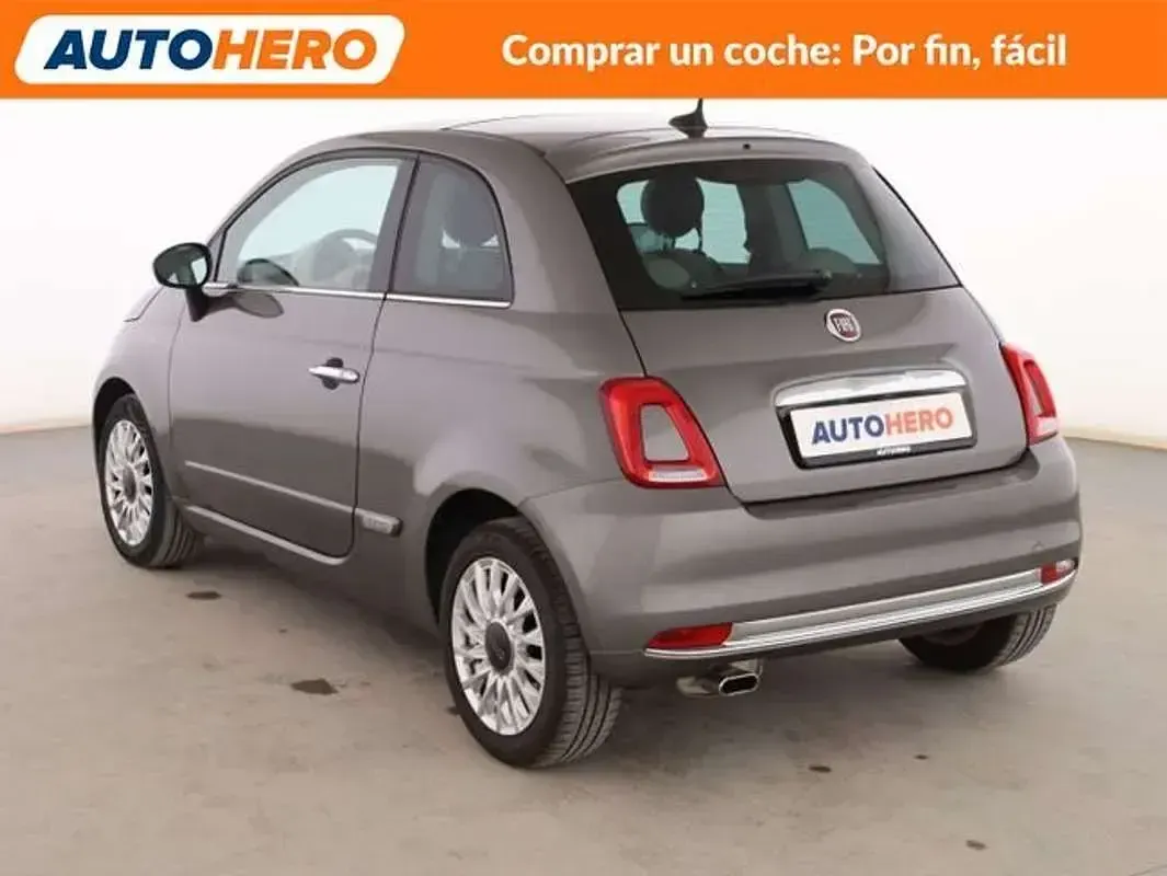 Usado Fiat 500 Lounge 71 CV (52 kW) 2019 Gris Berlina