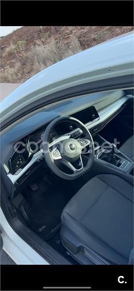 Usado VW Golf VIII Life 110 CV (80 kW) 2021 Blanco Berlina