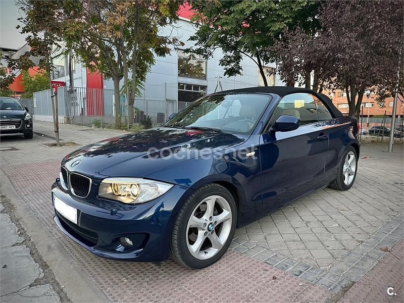 Azul Usado 2013 BMW 118 Cabriolet Descapotable | 11.250 € (Precio justo) - Imagen 1/4