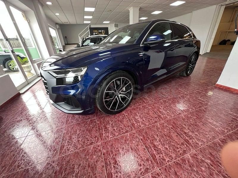 Usado Audi Q8 S-Line 381 CV (280 kW) 2021 Azul SUV