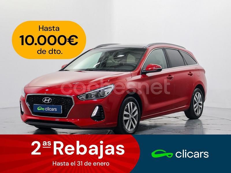 Rojo Usado 2017 Hyundai i30 Familiar | 11.990 € (Precio justo) - Imagen 1/4