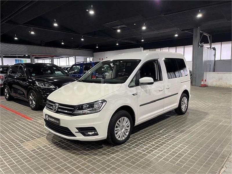 Blanco Usado 2018 VW Caddy Trendline Monovolumen | 14.900 € (Buen precio) - Imagen 1/4