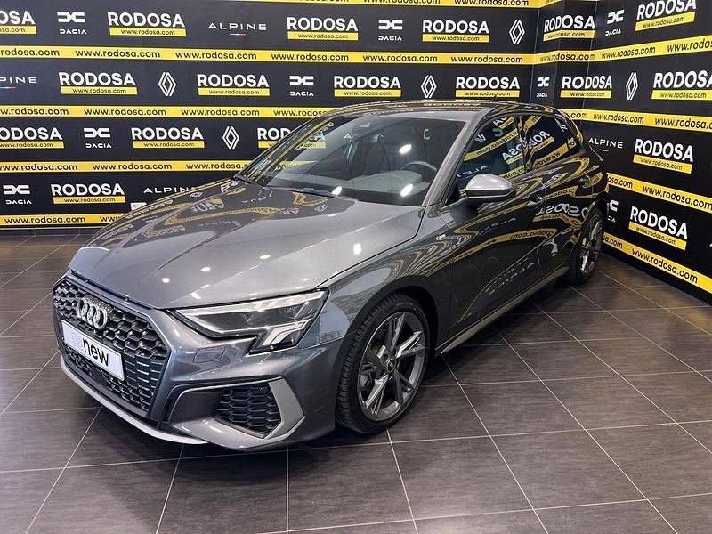 Gris Usado 2022 Audi A3 S-Line Berlina | 26.950 € (Precio justo) - Imagen 1/4