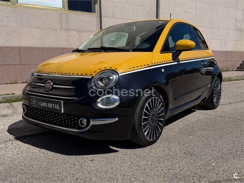 Usado Fiat 500 Lounge 105 CV (77 kW) 2016 Negro Berlina