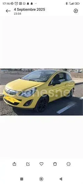 Używany Opel Corsa Color Edition 100 KM (73 kW) 2013 Żółty Hatchback