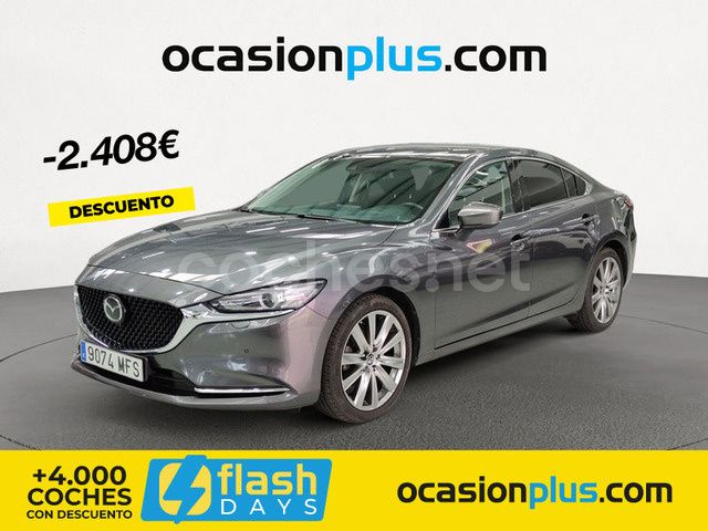 Gris / plata Usado 2023 Mazda 6 Exclusive-Line Berlina | 26.490 € (Un poco caro) - Imagen 1/4