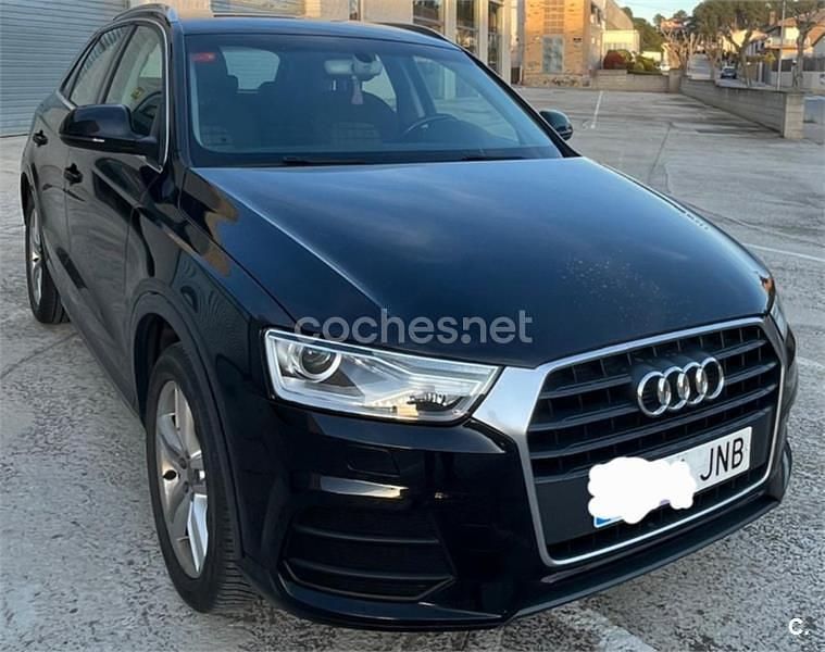 Usado Audi Q3 150 CV (110 kW) 2016 Negro SUV