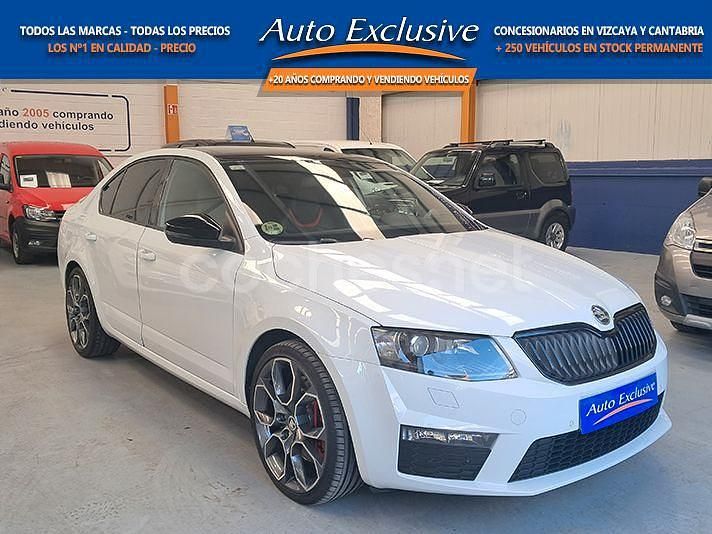 Blanco Usado 2014 Skoda Octavia RS Berlina | 13.990 € (Precio justo) - Imagen 1/4