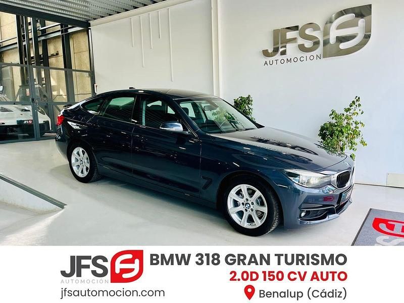 Gris Usado 2017 BMW 318 Gran Turismo Berlina | 17.999 € (Precio justo) - Imagen 1/4