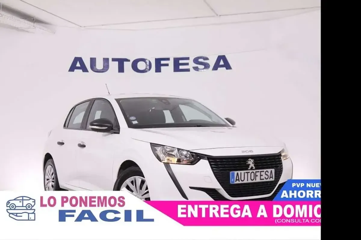 Usado Peugeot 208 S 75 CV (55 kW) 2021 Blanco Utilitario