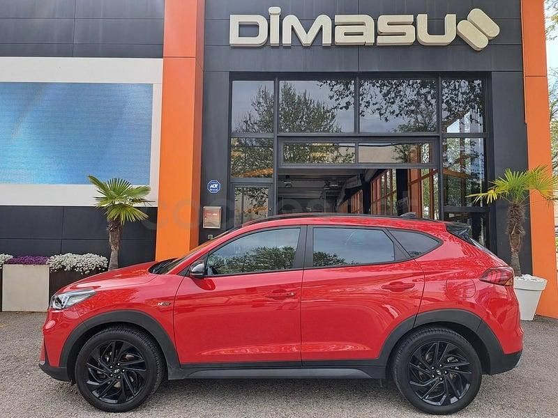 Usado Hyundai Tucson N Line 136 CV (100 kW) 2020 Rojo SUV
