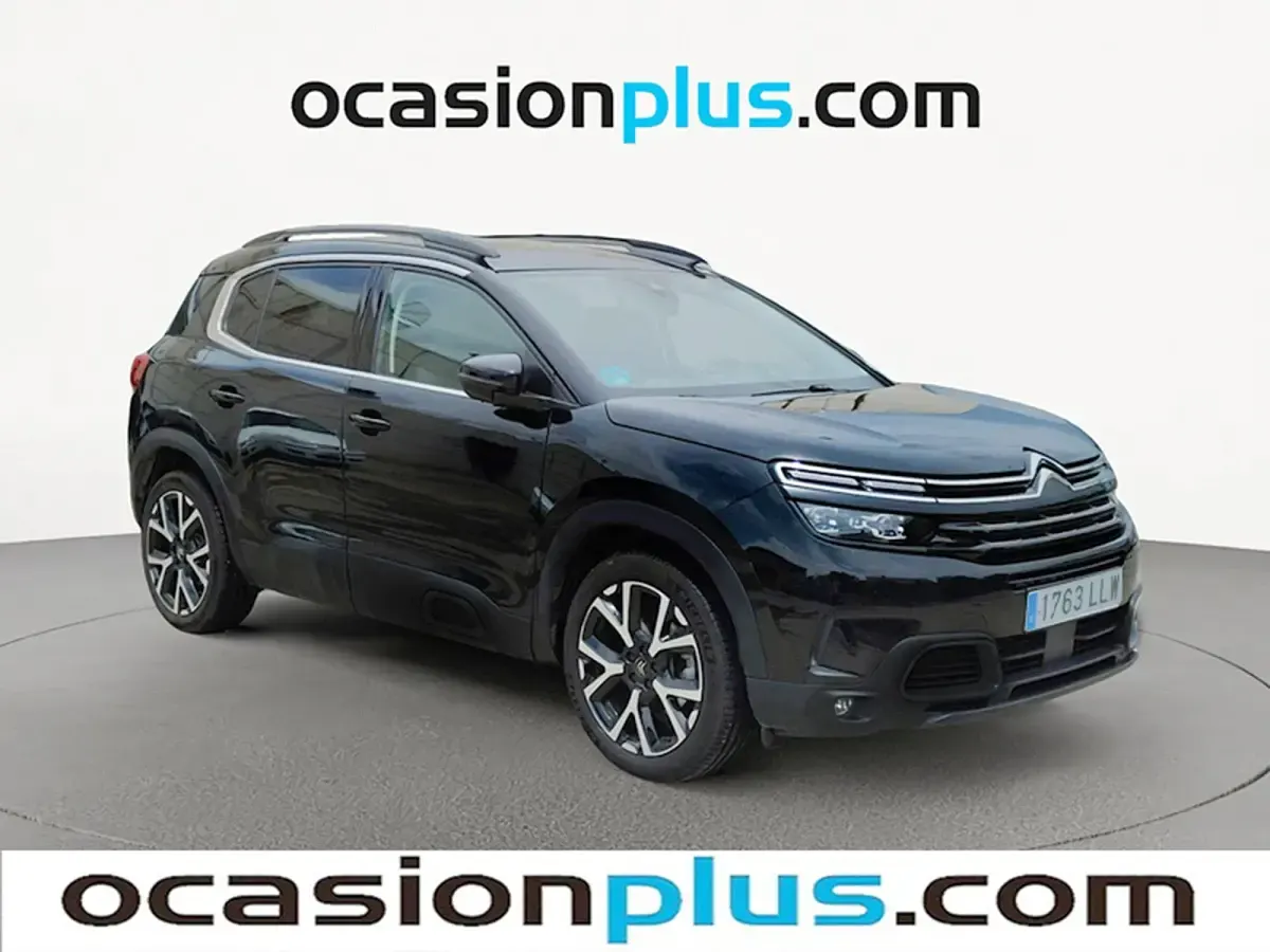 Usado Citroën C5 Aircross Shine 226 CV (166 kW) 2020 Negro SUV
