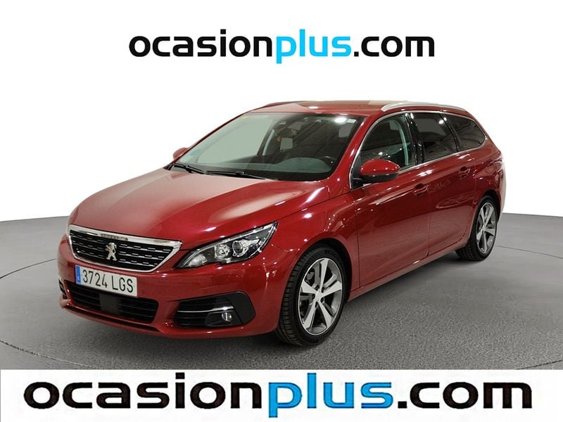 Rojo Usado 2020 Peugeot 308 Allure Familiar | 13.546 € (Precio justo) - Imagen 1/4