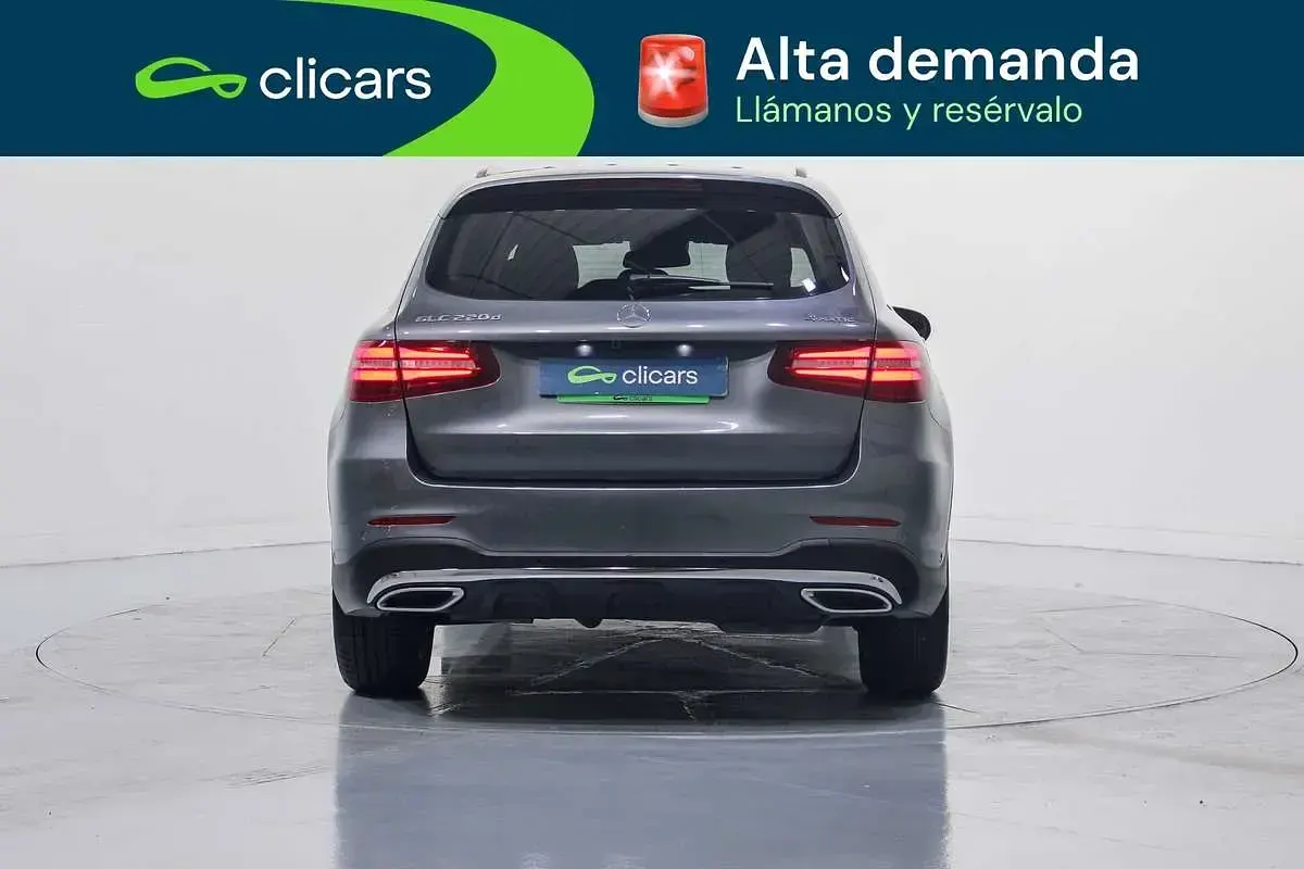 Usado Mercedes GLC220 170 CV (125 kW) 2018 Gris SUV