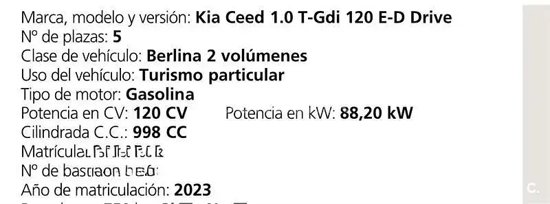Usado Kia XCeed 120 CV (88 kW) 2023 Gris / plata SUV