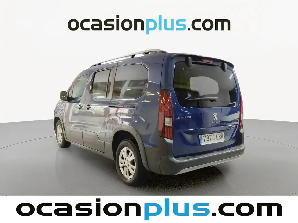 Usado Peugeot Rifter Allure 130 CV (95 kW) 2021 Azul Monovolumen