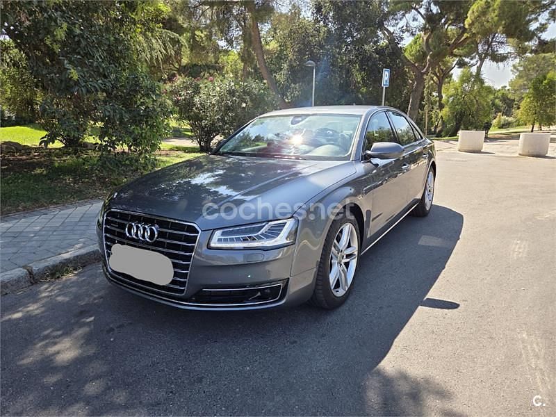 Usado Audi A8 258 CV (189 kW) 2014 Gris / plata Berlina