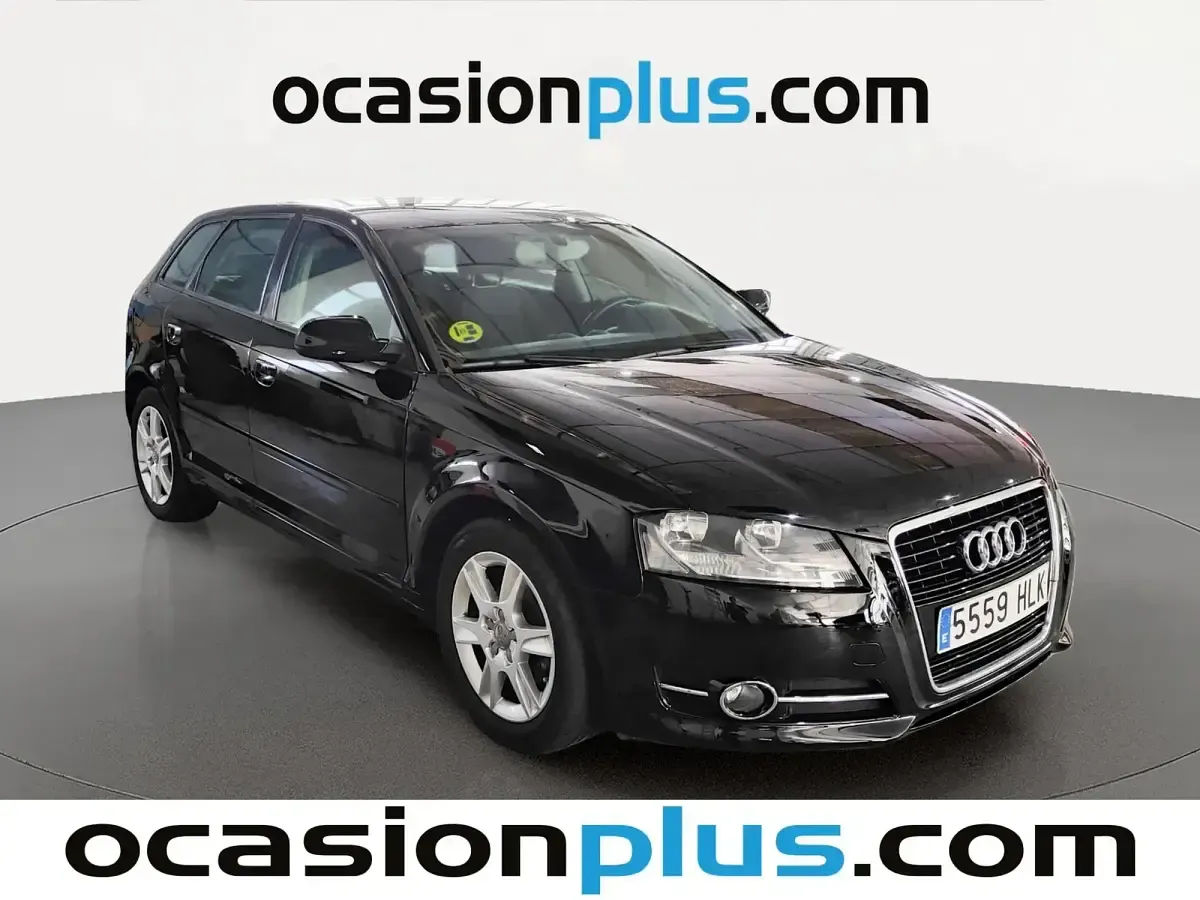 Usado Audi A3 Ambiente 105 CV (77 kW) 2012 Negro Utilitario
