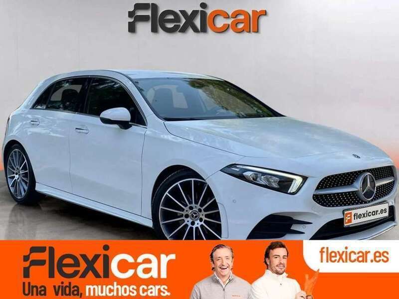 Amarillo Usado 2018 Mercedes A180 Berlina | 19.490 € (Precio justo) - Imagen 1/4
