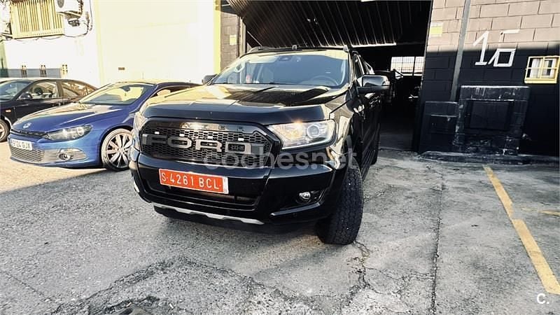 Usado Ford Ranger Wildtrack 200 CV (147 kW) 2018 Negro Recogida