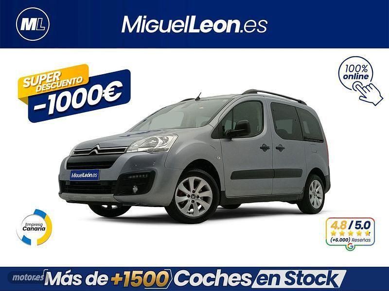 Gris / plata Usado 2017 Citroën Berlingo Feel Monovolumen | 11.985 € (Precio justo) - Imagen 1/3