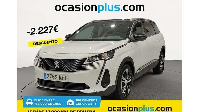 Blanco Usado 2023 Peugeot 5008 Style Monovolumen | 21.637 € (Precio justo) - Imagen 1/4
