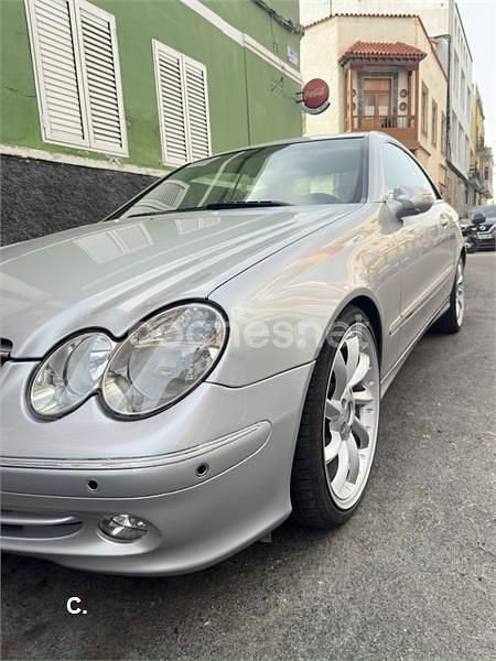Usado Mercedes CLK270 Elegance 170 CV (125 kW) 2003 Gris / plata Coupe