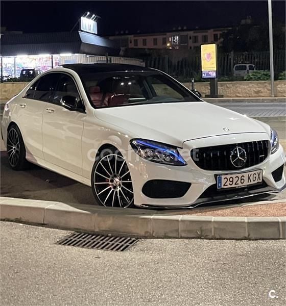 Blanco Usado 2015 Mercedes C220 AMG Berlina | 24.500 € (Caro) - Imagen 1/4