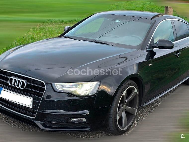 Usado Audi A5 Sportback S-Line 204 CV (150 kW) 2014 Negro Utilitario