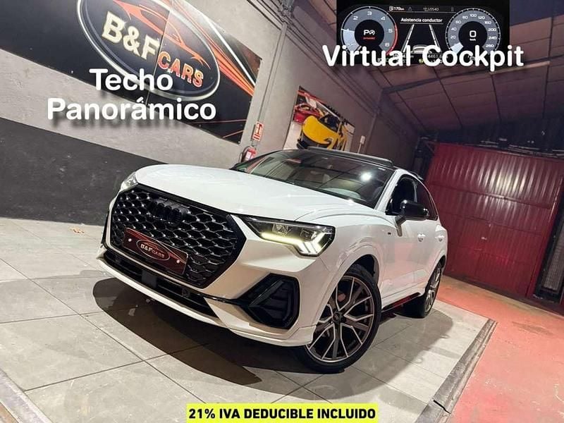 Usado Audi Q3 Sportback 150 CV (110 kW) 2021 Blanco SUV