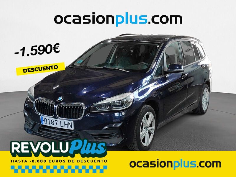 Azul Usado 2020 BMW 216 Gran Tourer Monovolumen | 17.490 € - Imagen 1/4