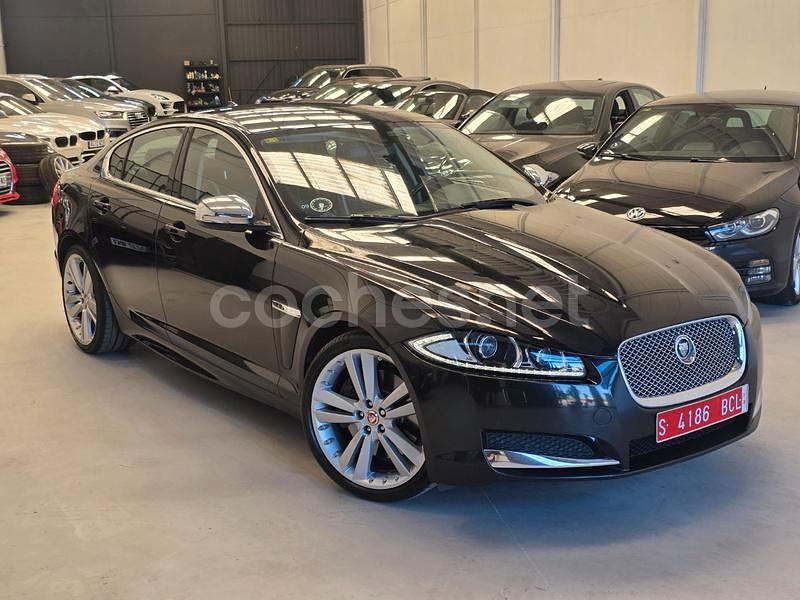Negro Usado 2013 Jaguar XF Portfolio Berlina | 14.990 € (Caro) - Imagen 1/4