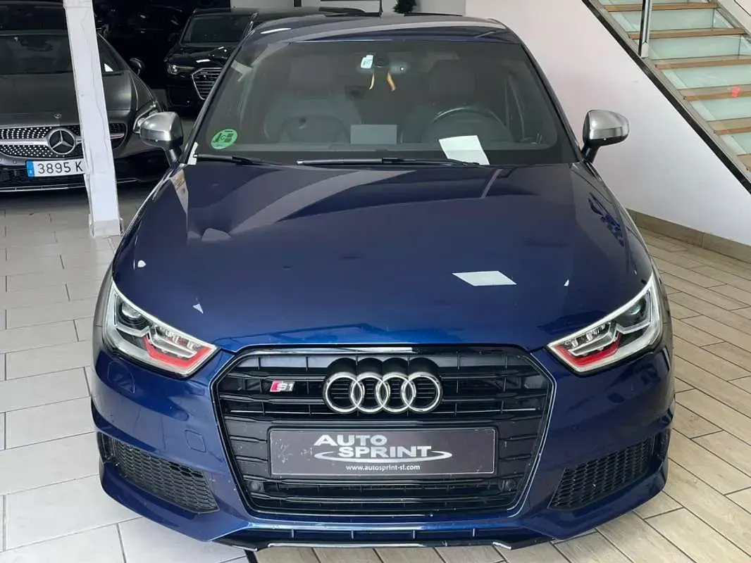 Usado Audi S1 Sportback Premium 231 CV (169 kW) 2017 Azul Utilitario