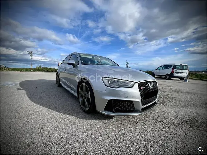 Usado Audi RS3 367 CV (269 kW) 2015 Gris / plata Berlina