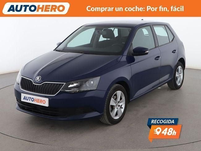 Usado Skoda Fabia Ambition 75 CV (55 kW) 2017 Azul Utilitario