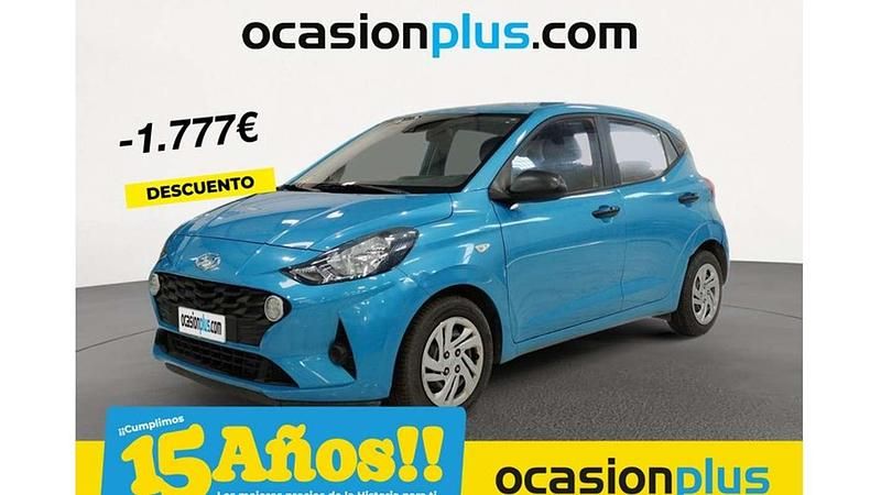 Azul Usado 2022 Hyundai i10 Utilitario | 9410 € (Buen precio) - Imagen 1/4