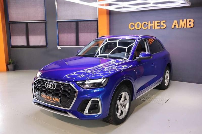 Usado Audi Q5 S-Line 204 CV (150 kW) 2021 Azul SUV