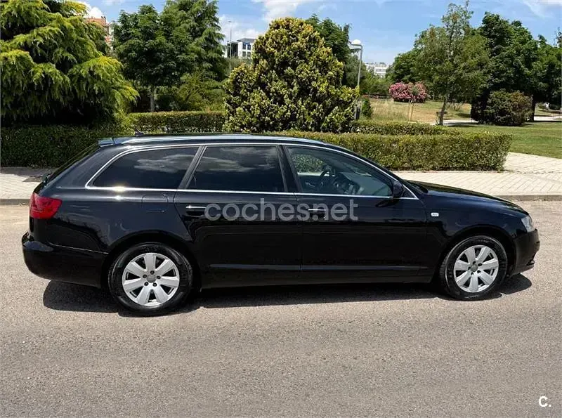 Usado Audi A6 S-Line 225 CV (165 kW) 2007 Negro Familiar