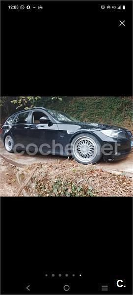 Usado BMW 320 163 CV (119 kW) 2008 Negro Familiar