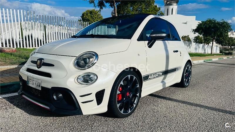 Blanco Usado 2019 Abarth 595C Descapotable | 19.500 € (Un poco caro) - Imagen 1/4