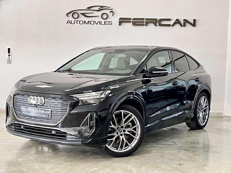 Usado Audi Q4 e-tron S-Line 150 kW (204 HP) 2023 Cinzento SUV