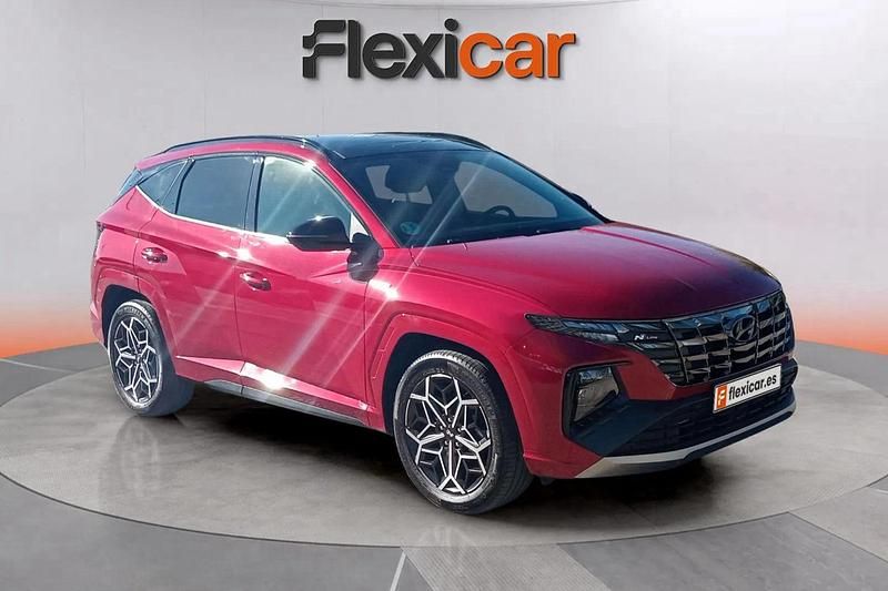 Rojo Usado 2023 Hyundai Tucson N Line SUV | 26.990 € (Precio justo) - Imagen 1/4