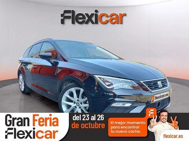 Negro Usado 2019 Seat Leon FR Familiar | 16.990 € (Precio justo) - Imagen 1/4