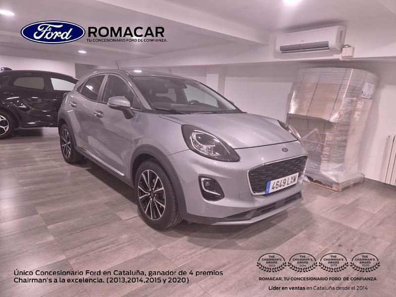 Gris Usado 2022 Ford Puma Titanium | 19.995 € (Precio justo) - Imagen 1/4