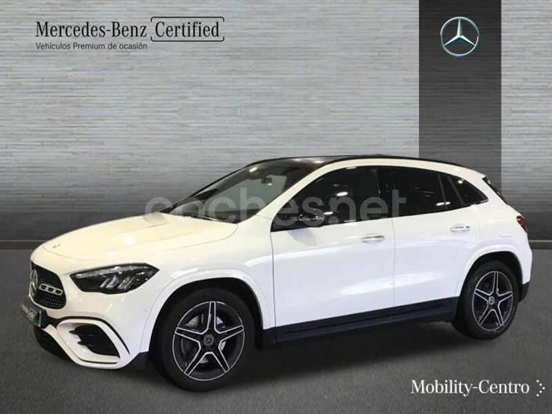 Blanco polar pintura unicolor Usado 2023 Mercedes GLA200 AMG line SUV | 41.900 € (Precio justo) - Imagen 1/4