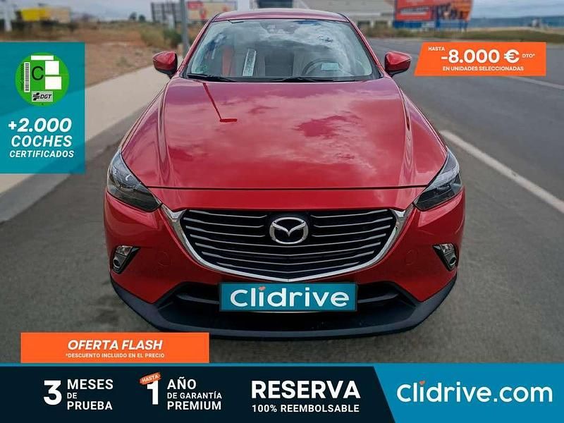 Rojo Usado 2016 Mazda CX-3 Luxury SUV | 15.490 € (Precio justo) - Imagen 1/3
