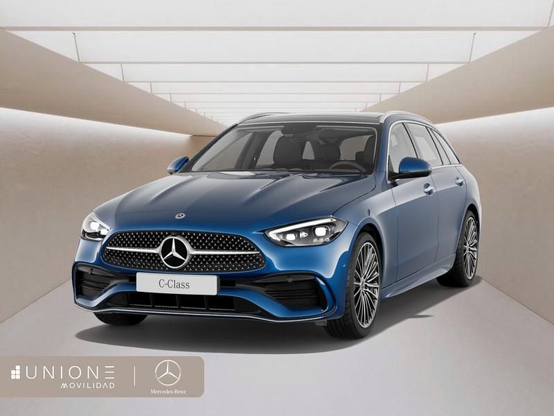 Usado Mercedes C200 163 CV (119 kW) 2024 Azul Familiar